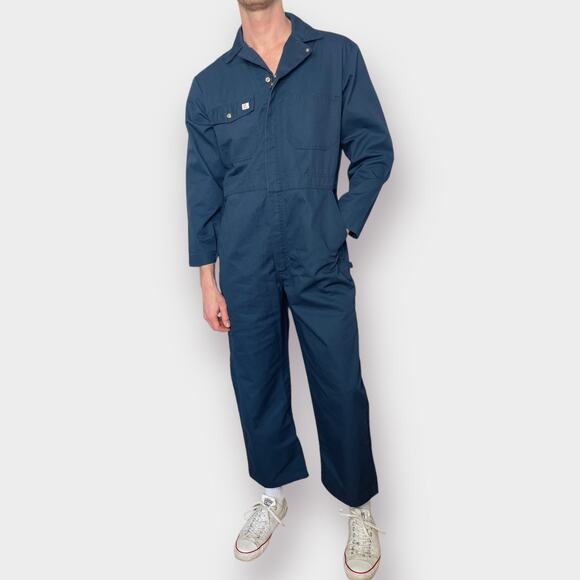 90s Big Bill Navy Coveralls - Picture 3 of 6